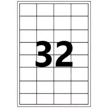 Etichete autoadezive Quick 32 A4 51 x 36 mm