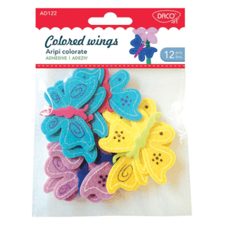 Aripi colorate autoadezive pasla Daco