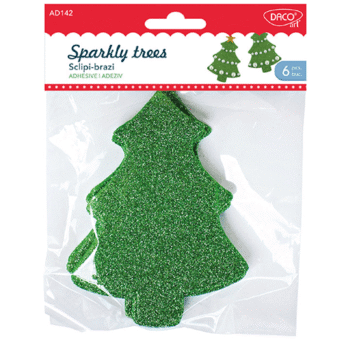 Brazi spuma glitter Daco