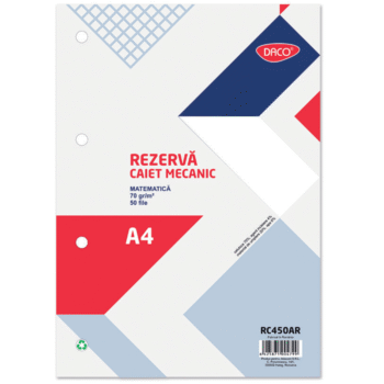 Rezerva caiet mecanic A4 Daco