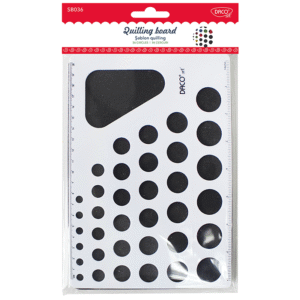 Sablon quilling 36 cercuri Daco