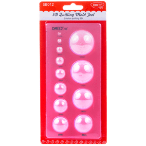 Sablon quilling 3D Daco
