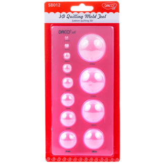 Sablon quilling 3D Daco
