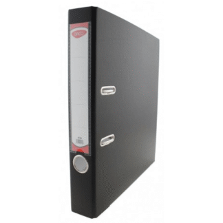 Biblioraft plastifiat ingust negru