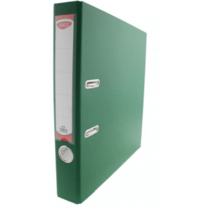 Biblioraft plastifiat ingust verde
