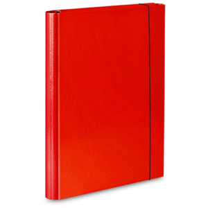 Mapa cu latime din carton 310 - rosie