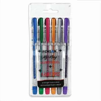 Pix Pensan My King Glitter 6 culori set