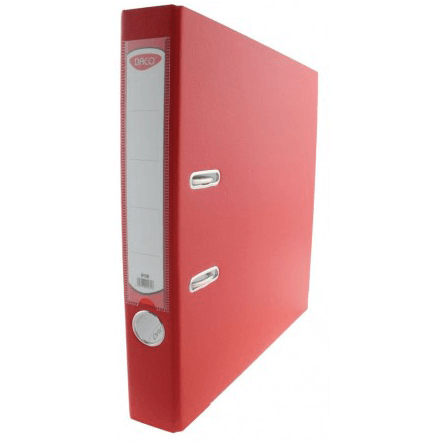 Biblioraft plastifiat ingust rosu