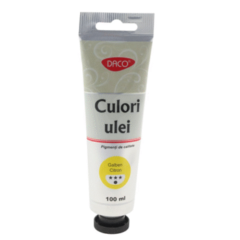 Culori ulei 100ml Daco - Galben Citron