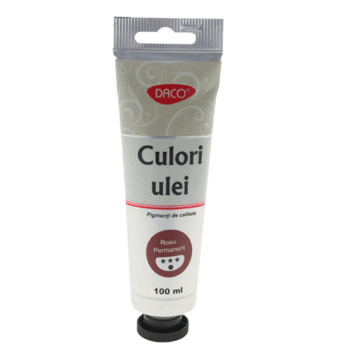 Culori ulei 100ml Daco - Rosu Permanent