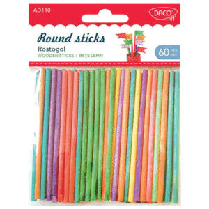 Bete lemn colorat rotunde