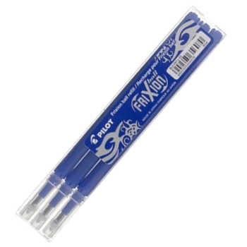 Rezerve Pilot FriXion 0.5 mm vf Mediu 3buc set - albastru inchis