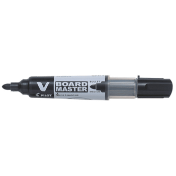Marker tabla Pilot Vboard Master vf rotund - Negru