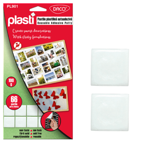 Plastilina repozitionabila Daco 100g