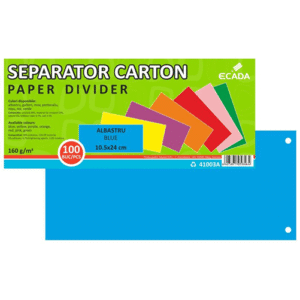 Separatoare carton 240 x 105mm - albastru