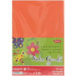 Hartie gumata Uni Daco 10 coli - Portocaliu