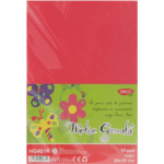 Hartie gumata Uni Daco 10 coli - Rosu