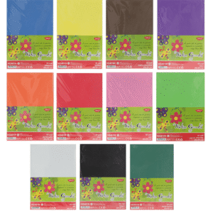 Hartie gumata Uni Daco 10 coli - diferite culori