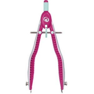 Compas cu setare rapida Herlitz My Pen - roz turcoaz