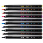 Carioci Milan 10 culori tip pensula