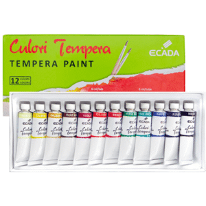 Culori tempera Ecada 12 culori