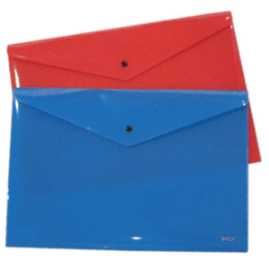 Mapa plastic cu capsa A3 Daco - albastra