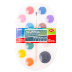 Acuarele pastile Daco Albu Negru Daco 12 culori