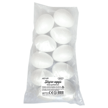 Oua polistiren 6cm Daco 10buc