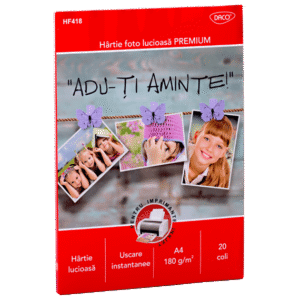 Hartie foto lucioasa Daco A4 180g 20 coli