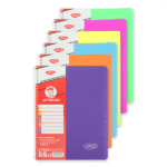 Caiet spira coperta plastic A4 240 file 8 subiecte Daco