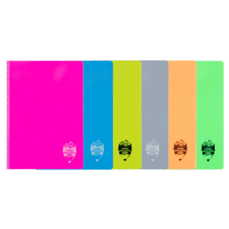 Caiet spira coperta plastic A4 96 file Daco