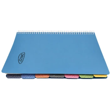 Caiet spira coperta plastic A4 240 file 8 subiecte Daco 2