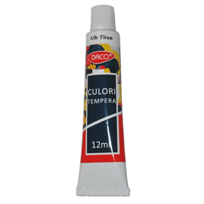 Culoare tempera 12ml Daco - Alb