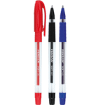 Pix gel Softgel Pensan 0.7mm - albastru, negru, rosu