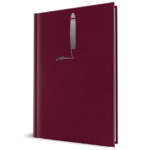 Agenda nedatata Herlitz A5 - bordo - imagine 2