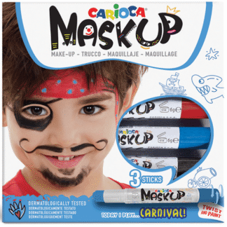 Culori piele si fata Carioca Mask Up 3 culori - Carnival