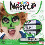 Culori piele si fata Carioca Mask Up 3 culori - Monster