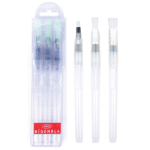 Pensule cu rezervor varf drept 3 buc