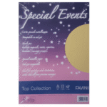 Carton metalizat A4 250g 10 coli Favini - auriu