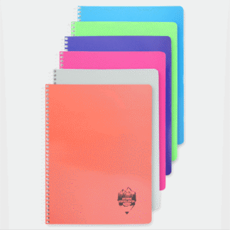 Caiet spira A4 120 file coperta carton