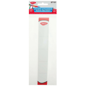 Etichete autocolante biblioraft 50mm 10 set