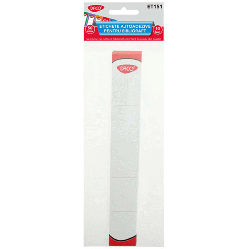 Etichete autocolante biblioraft 50mm 10 set