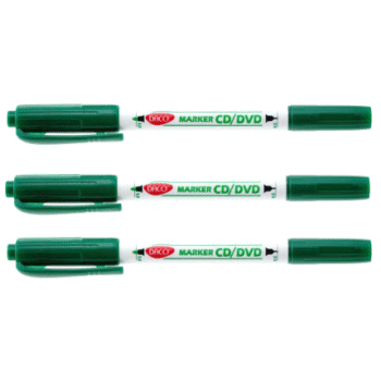 Marker CD DVD Daco 2 capete - Verde