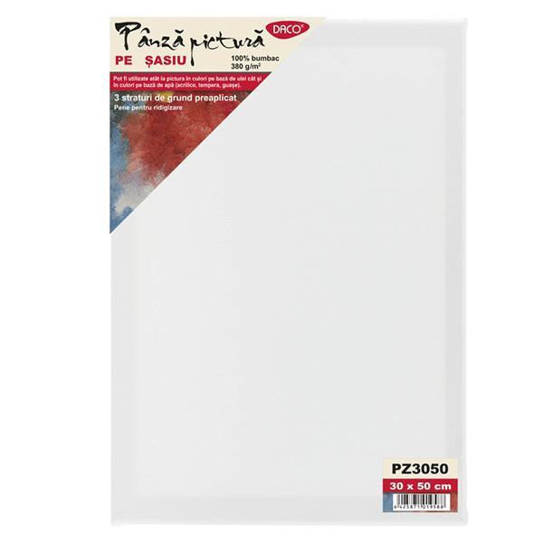 Panza pictura pe sasiu Daco 380g 30x50 cm Panza pictura pe sasiu Daco 380g 30x50 cm