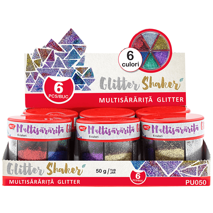 Pudra glitter Multisararita glitter DACOart Pudra glitter Multisararita glitter DACOart