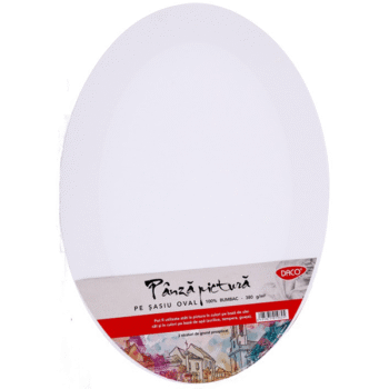 Panza pictura pe sasiu oval Daco 380g 56x80