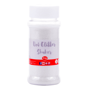 Pudra glitter Monosararita glitter - Alb