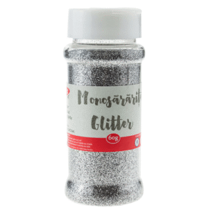Pudra glitter Monosararita glitter - Argintiu