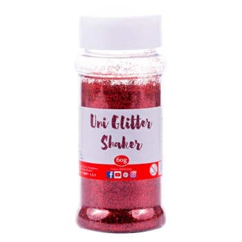 Pudra glitter Monosararita glitter - Rosu