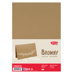 Carton natur Browny DacoArt 10 coli
